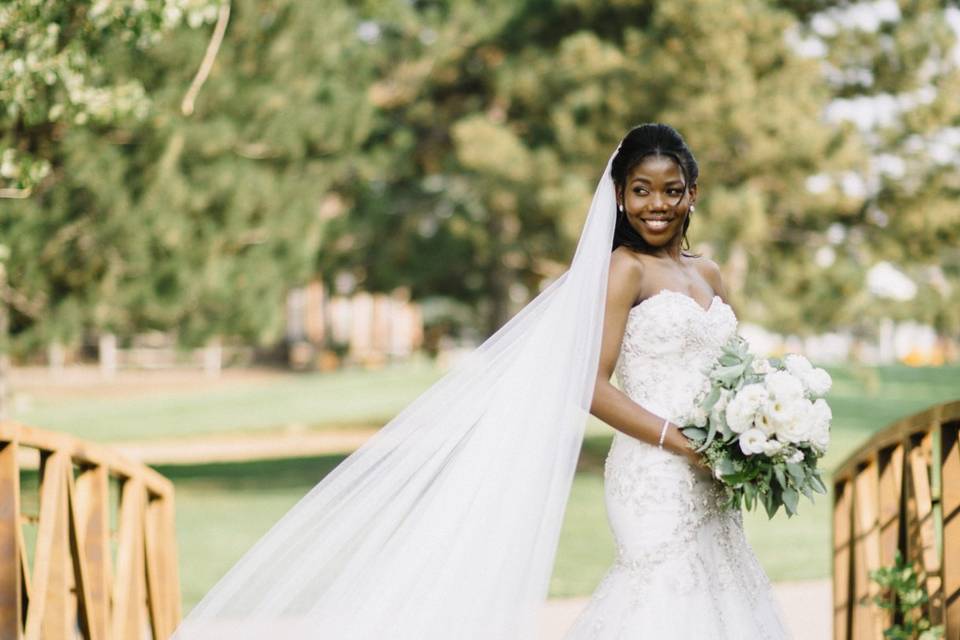 Bride on Bridge