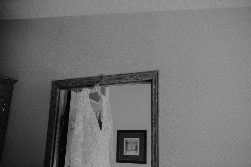 Utah Wedding dress details