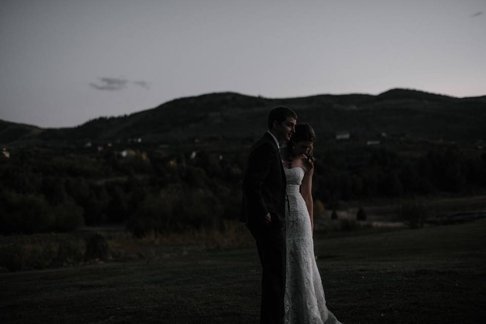 Utah Outdoor Wedding Photo