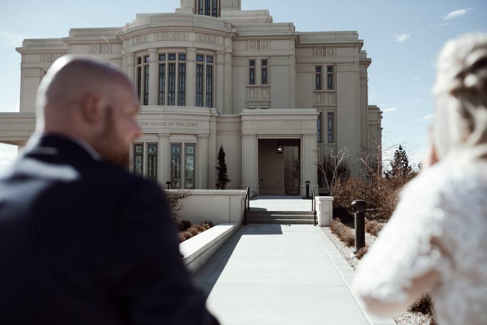 Payson Utah Temple Wedding