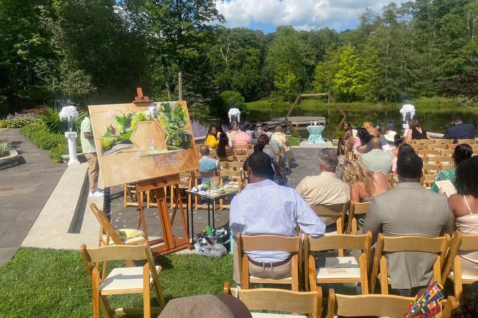 Live Wedding Painting