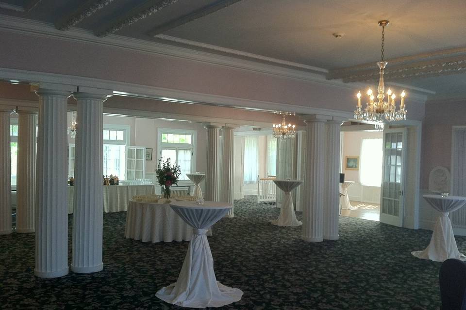 Wedding reception area