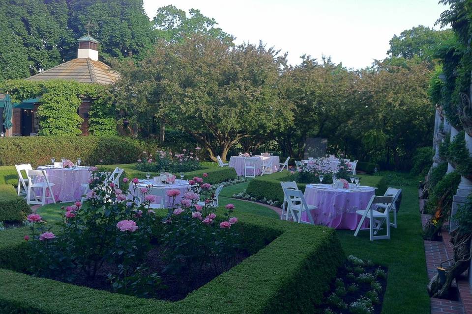 Wedding reception area