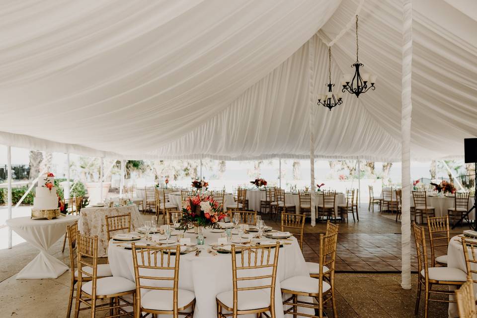 Lodge Tent Reception