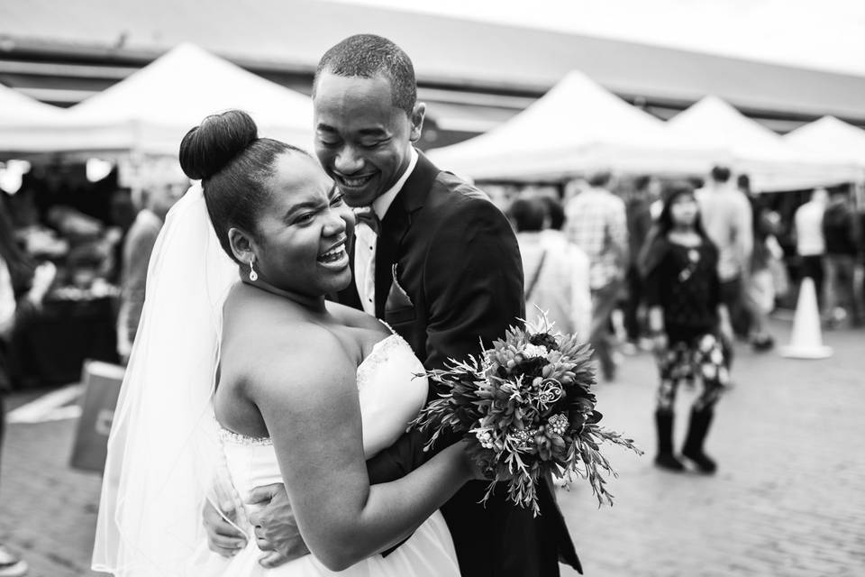 Pike place market wedding