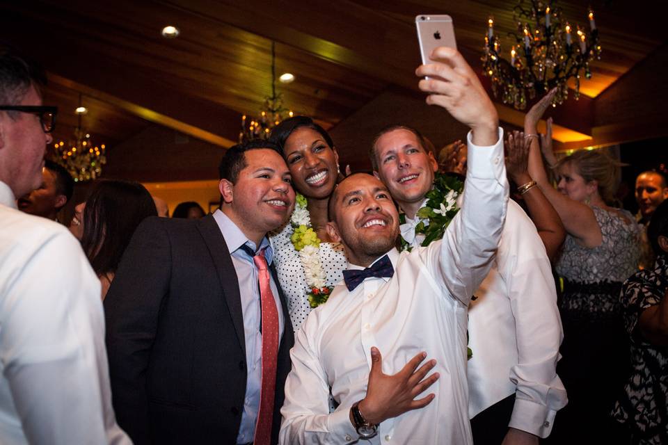 Wedding selfie