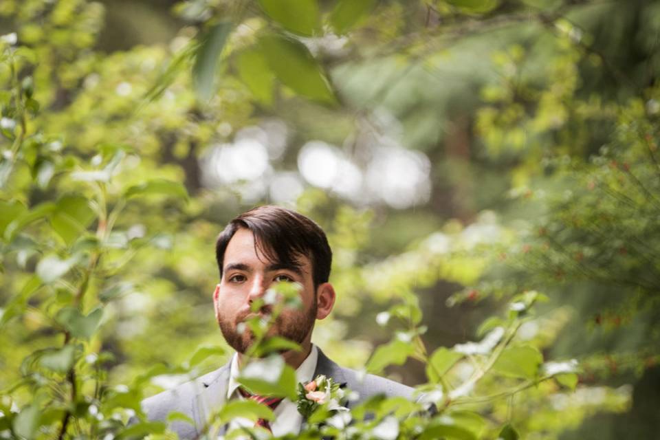 Portrait in greenery