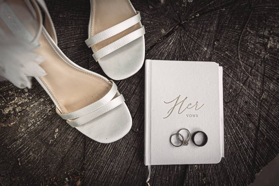 Vows, ring and shoes
