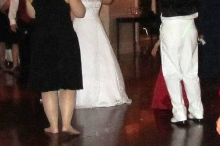 Newlyweds on the dance floor