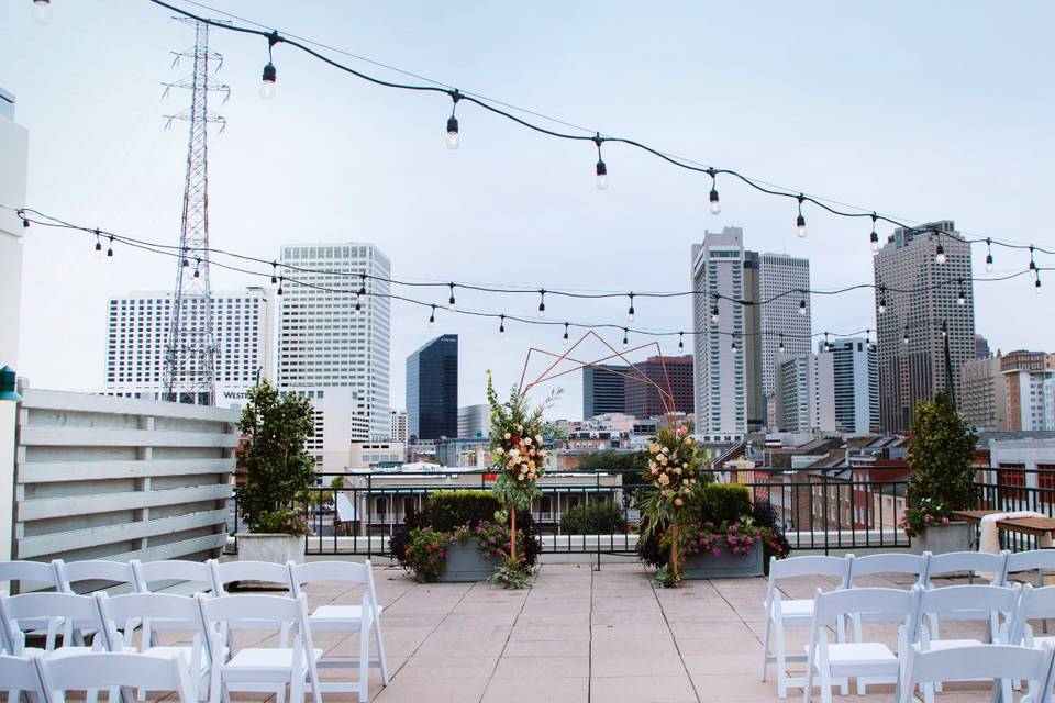 Rooftop Wedding French Quarter