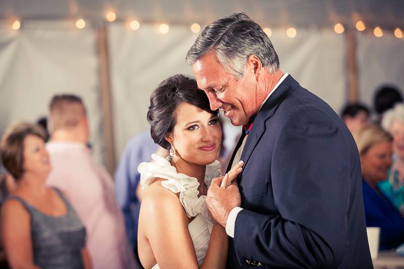Bride and her father