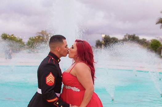 Couple's kiss