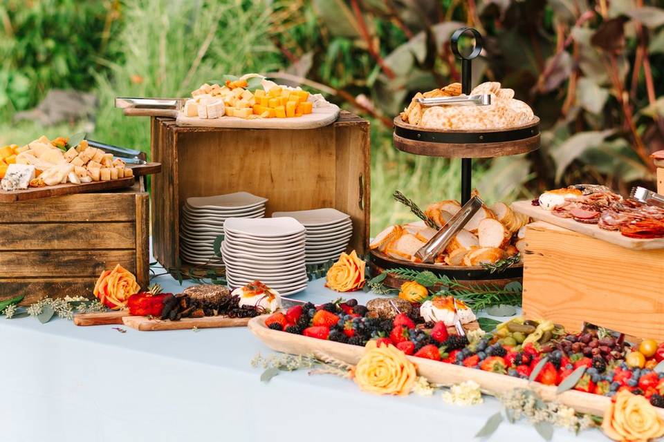 Charcuterie + Cheese Stations