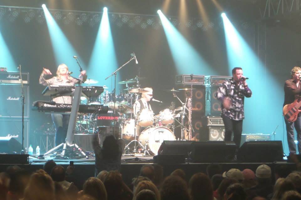 The Reagan Years opening for Loverboy, May 2014