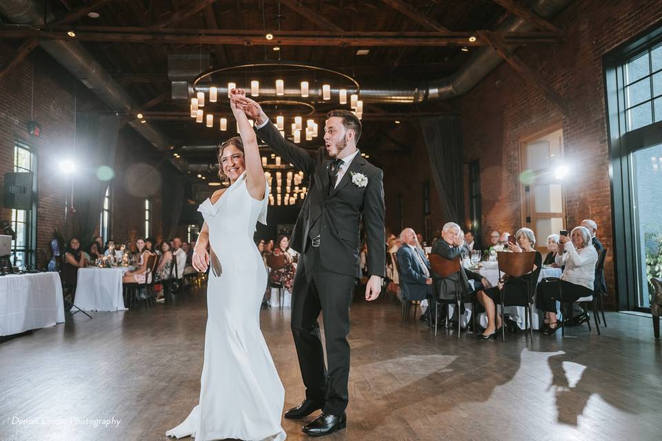 Bride and Groom dance
