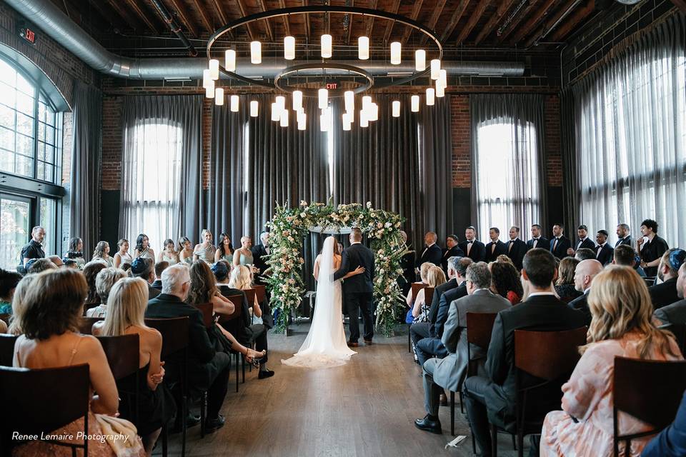 Bride & Groom share vows
