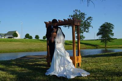 Couple at  The Barn at Heritage Farm