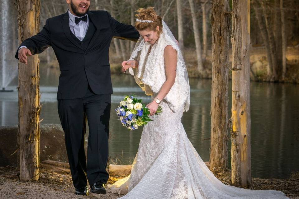 Riverwood Manor, Harrisburg, NC. Amanda & Mateo Wedding, January 2017