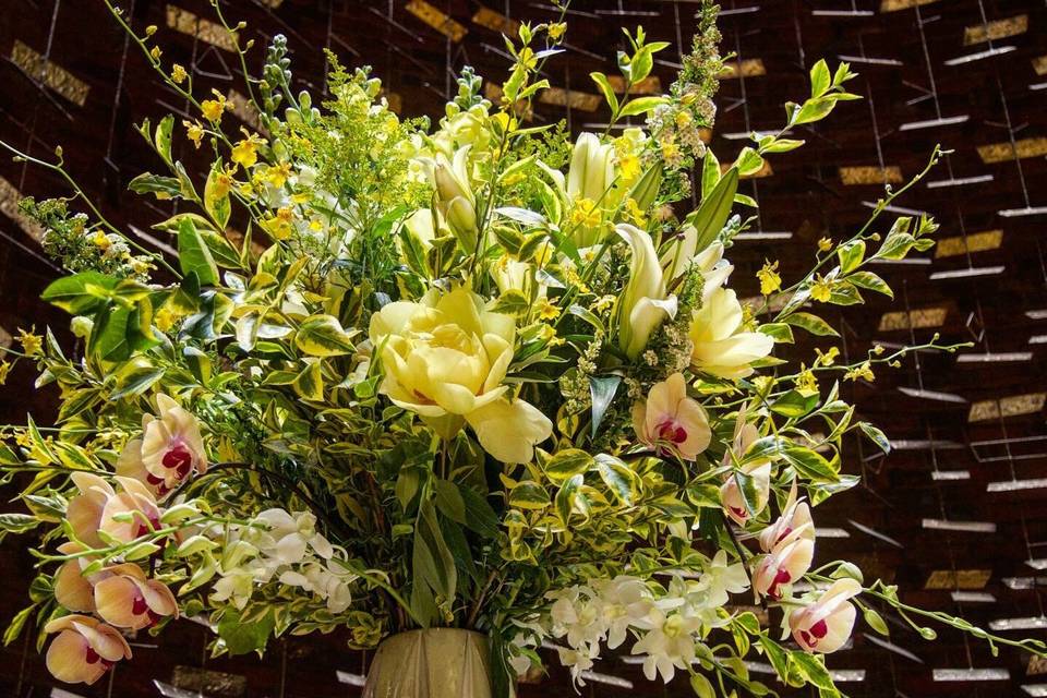 Large floral arrangement