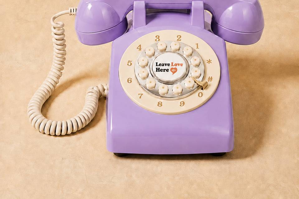 Bloom - lilac audio guestbook