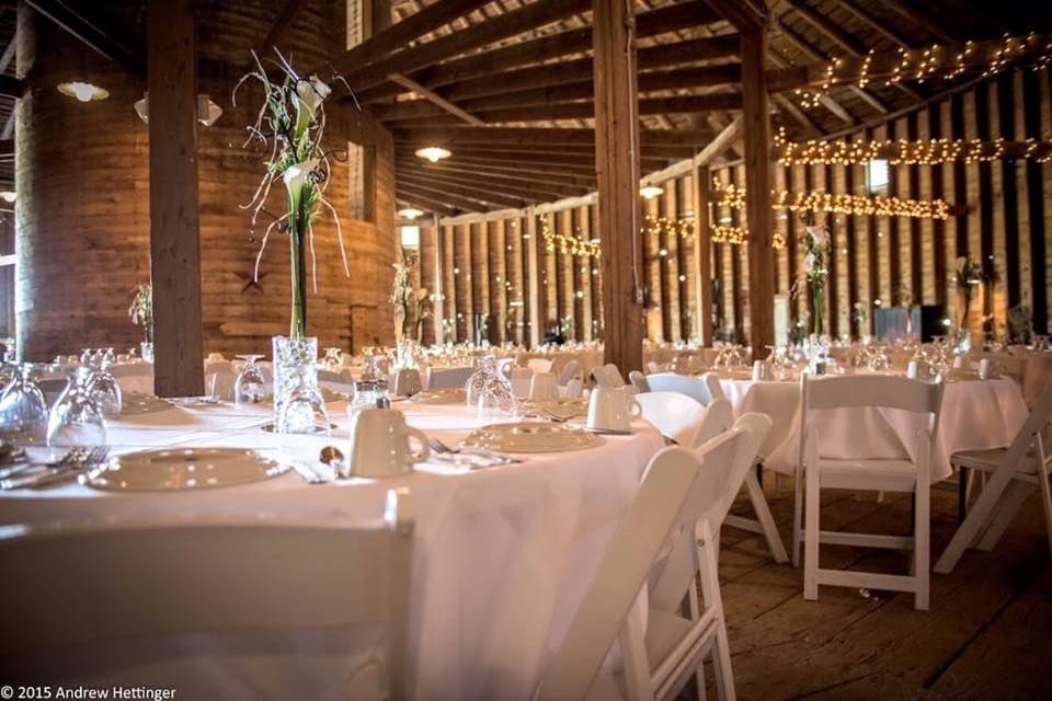 Inside the Round Barn