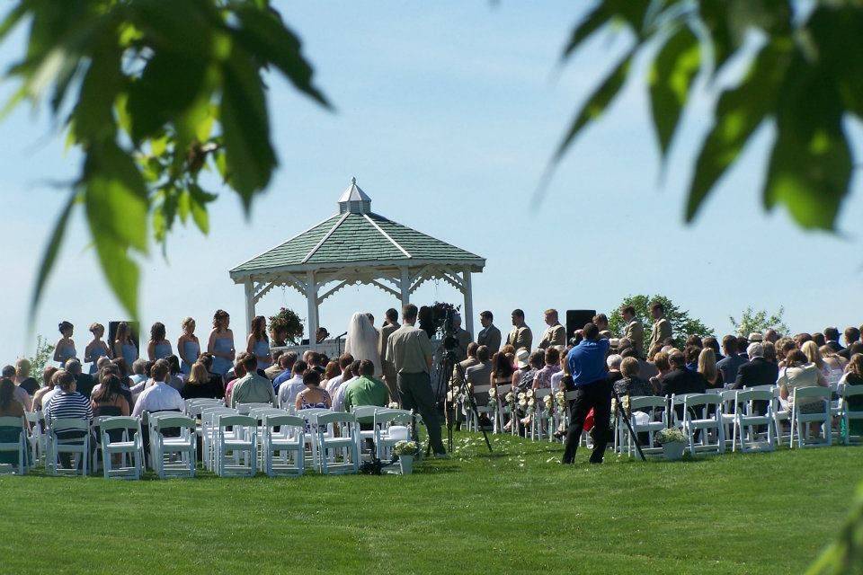 Outside at the Gazebo