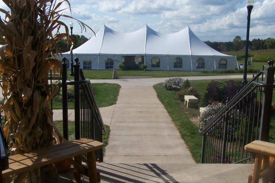 Tent wedding or reception