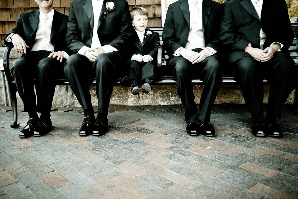 Kid at the wedding