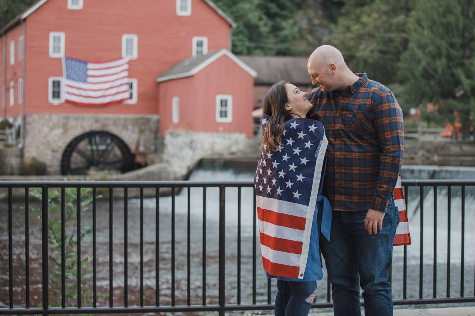 Engagement Shoot at Red Mill