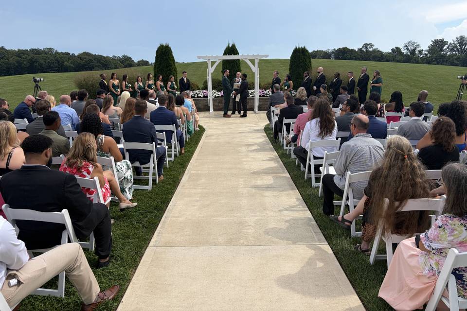 Lawn ceremony
