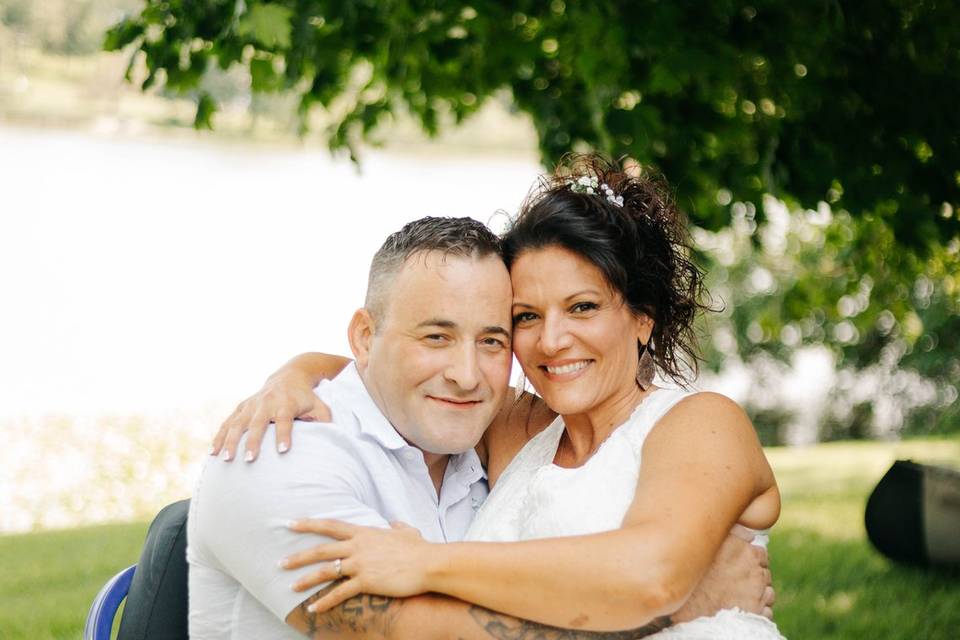 Intimate Backyard Wedding