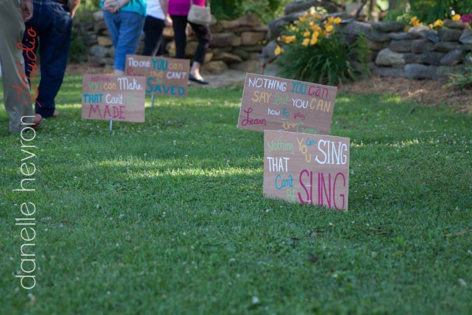 Signage outside