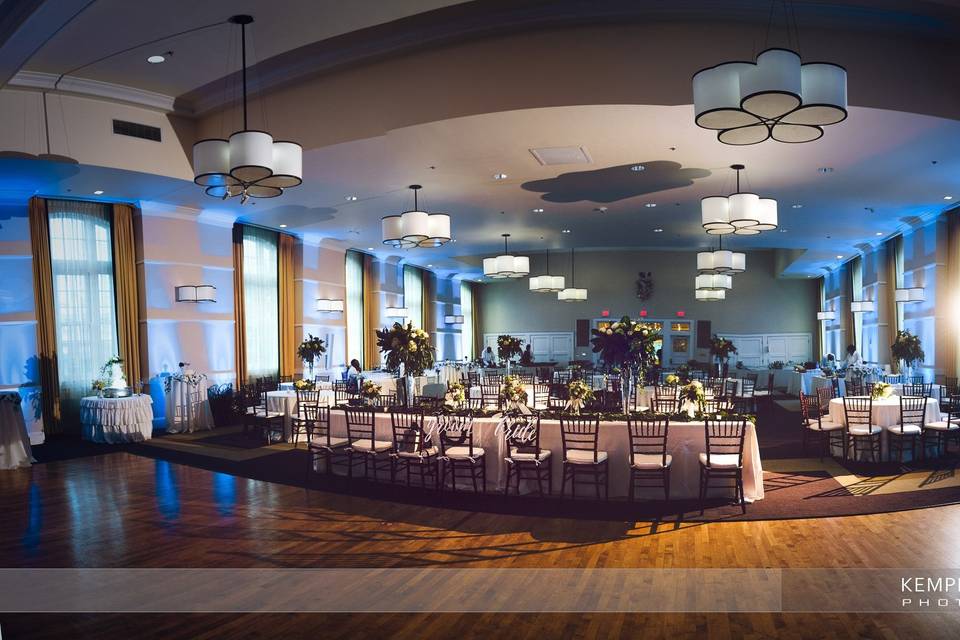 Wedding Reception at Charter Hall