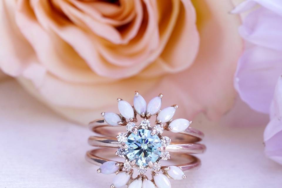 Blue Diamond & Opal Botanical