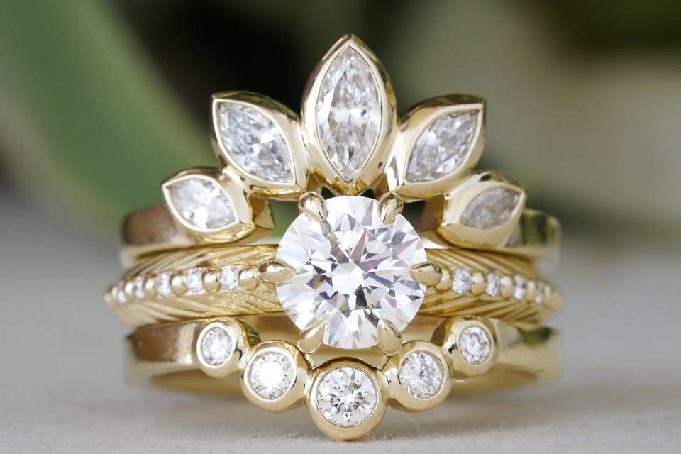 Sagitta Wedding Set