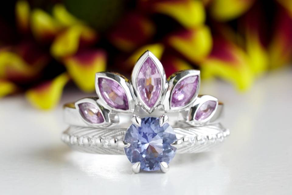 Boho Sagitta wedding set