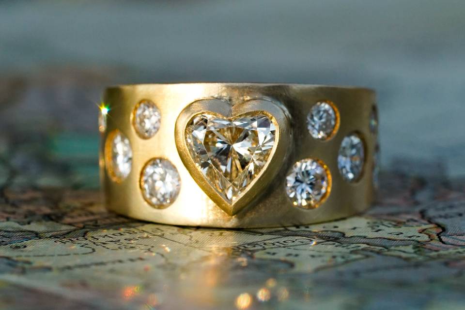 Heirloom Heart Diamond Ring