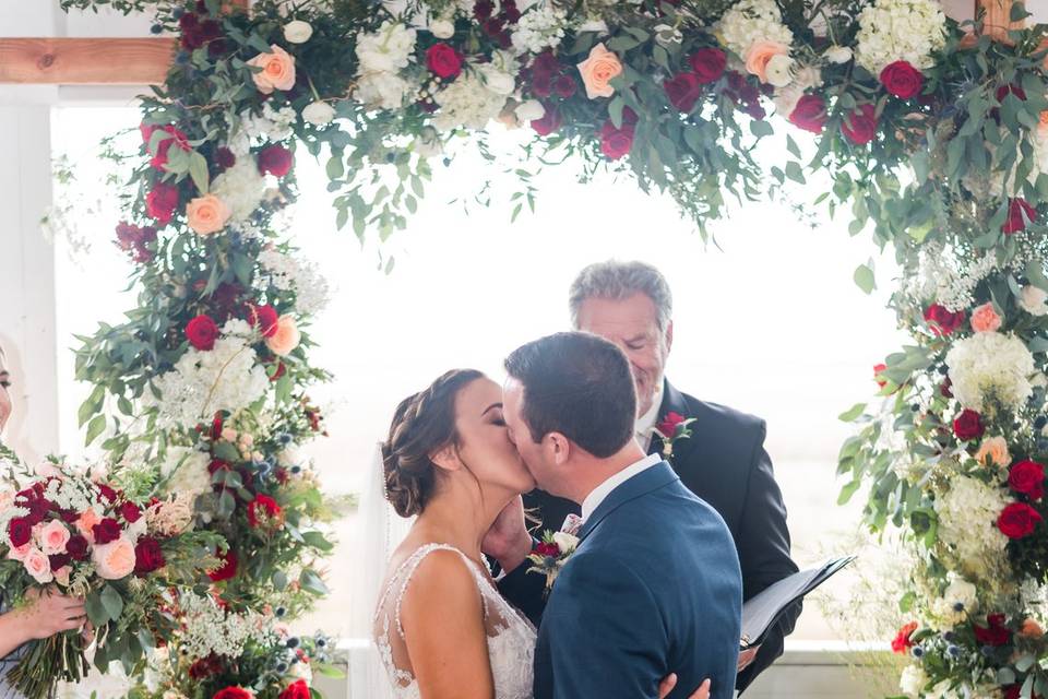 Ceremony on Back Deck