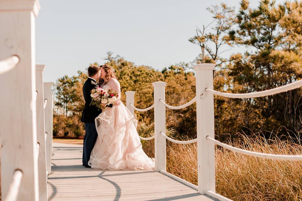 Bridge to ceremony site