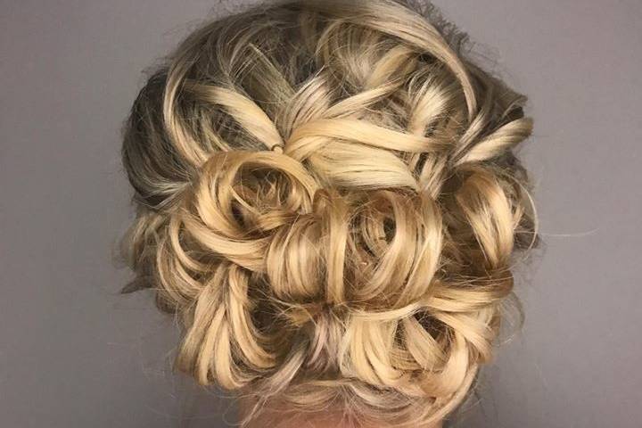 Wedding updo