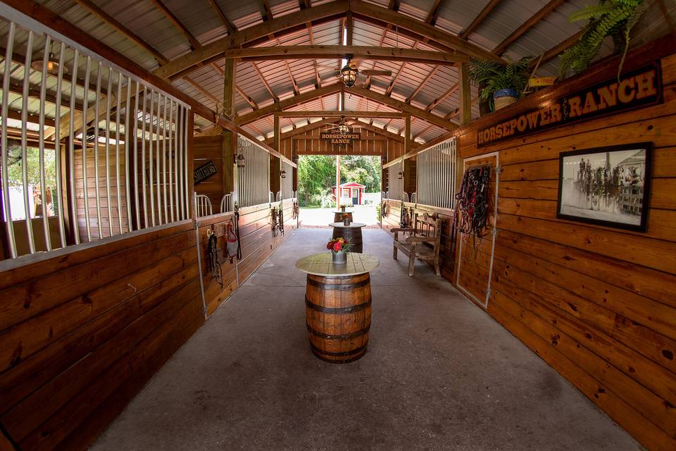 Barn aisle