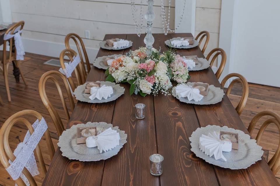 Rustic tablescape