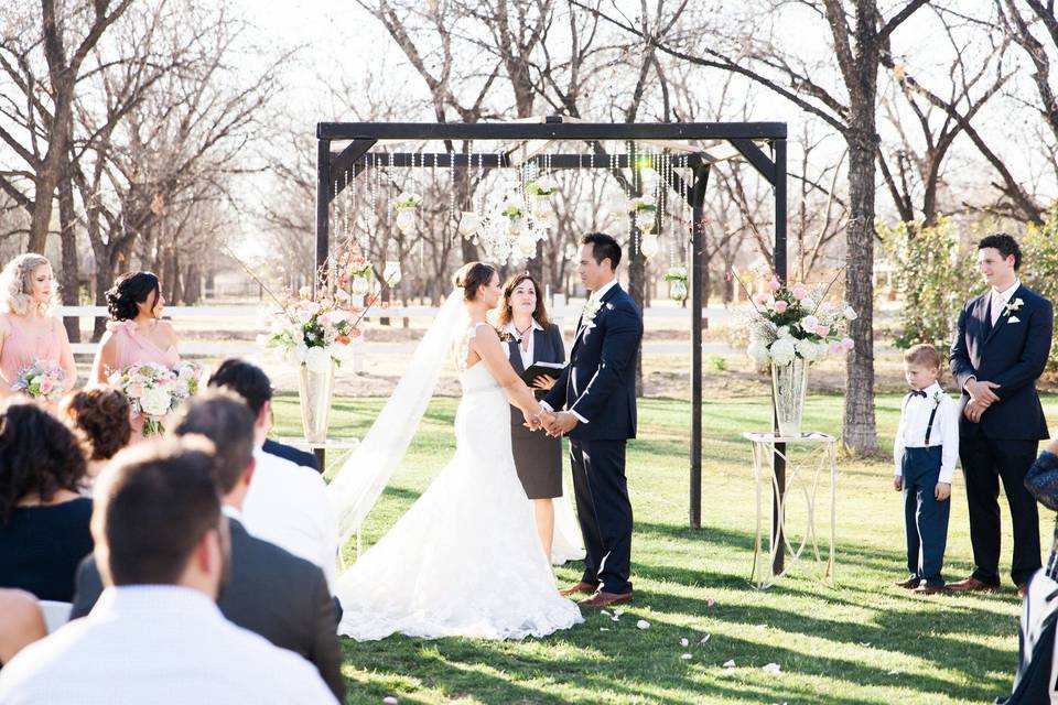 Outdoor wedding