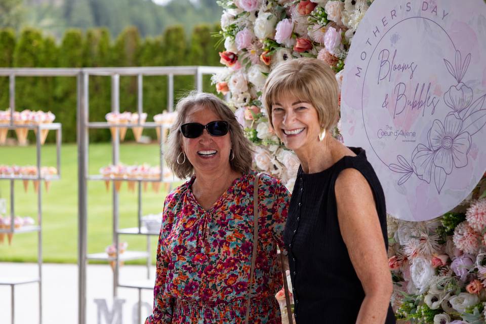 Pink Champagne Garden Wall