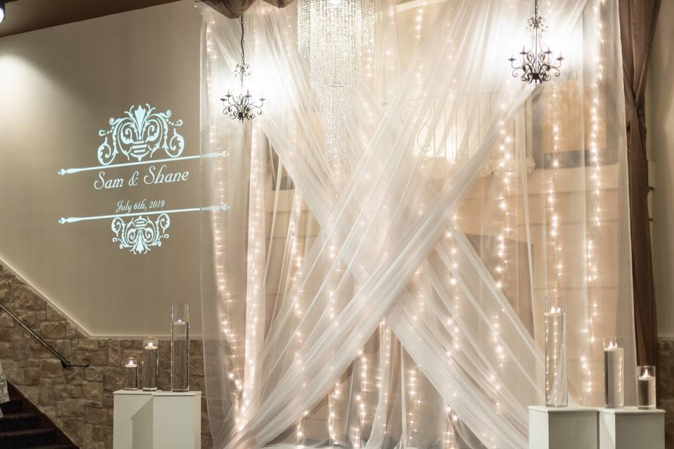 One-of-a-kind wedding decor