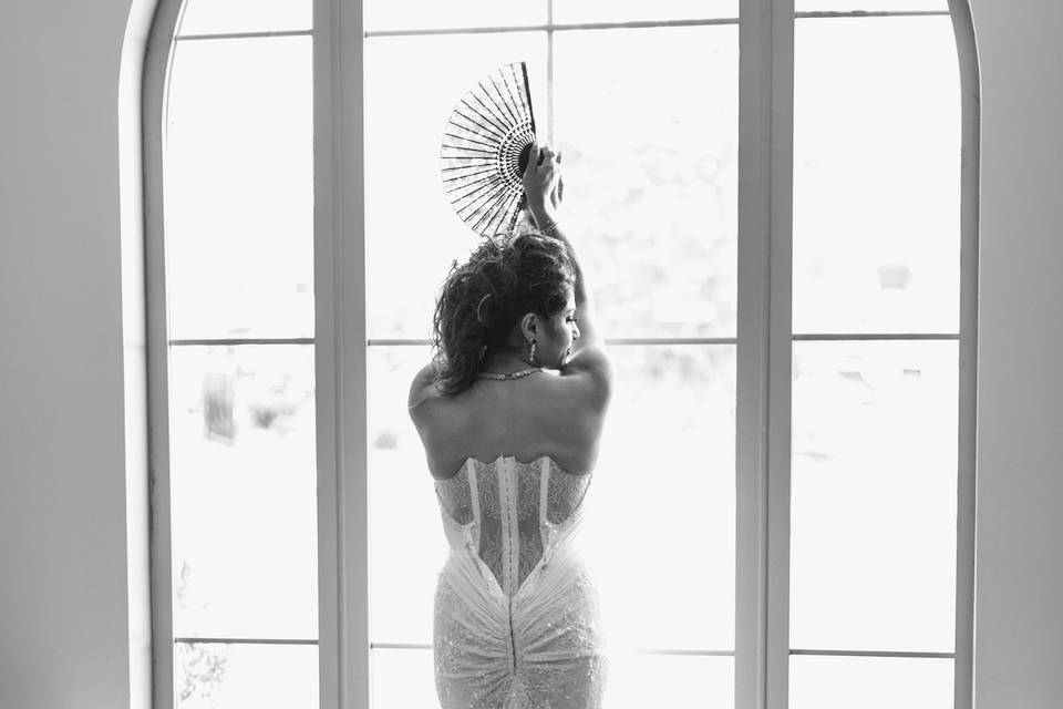 Gorgeous bride shot