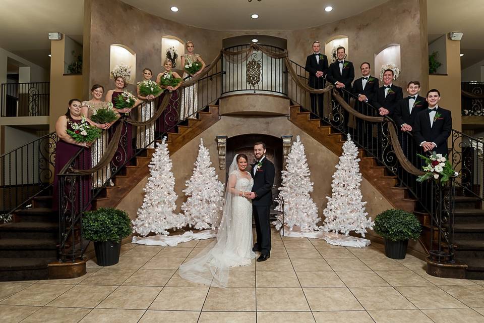 Winter-themed wedding