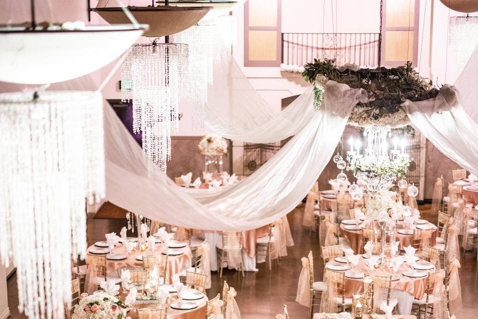 Rose gold wedding