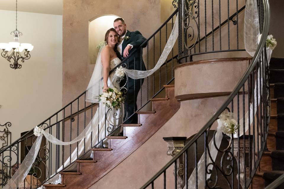 Bride & Groom Staircase