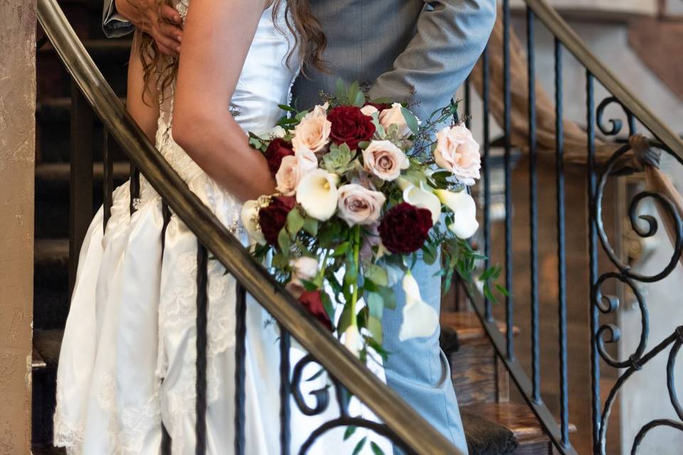 Breathtaking bride entrance